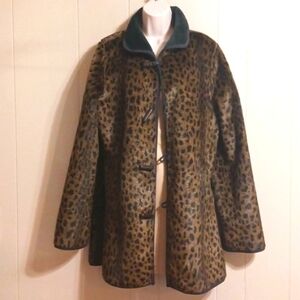 Long Reversible Faux Fur Jacket Coat